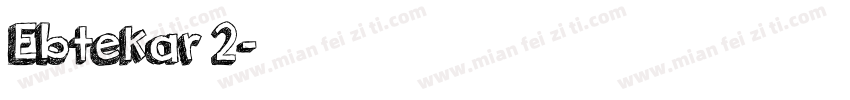 Ebtekar 2字体转换